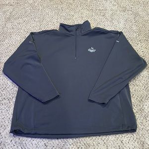 Black Quarter-Zip Pullover